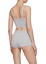 背面 –点击放大 - SHLEEP - Medium Merino Silk Seamless Knit Bralette — Platinum Slate