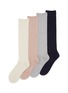 首图 –点击放大 - SHLEEP - Merino Silk Seamless Knit Long Socks — Set of 4