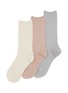 首图 –点击放大 - SHLEEP - Merino Silk Seamless Knit Women's Short Socks — Set of 3