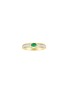 首图 - 点击放大 - LC COLLECTION JEWELLERY - Diamond Emerald 18K Gold Ring — Size US 7