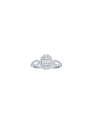 首图 - 点击放大 - LC COLLECTION JEWELLERY - Diamond 18K White Gold Ring — Size US 7