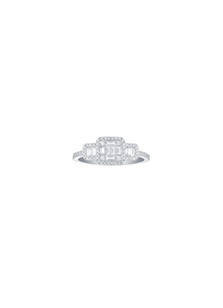 首图 - 点击放大 - LC COLLECTION JEWELLERY - Diamond 18K White Gold Ring — Size US 7