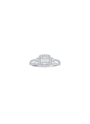 首图 - 点击放大 - LC COLLECTION JEWELLERY - Diamond 18K White Gold Ring — Size US 7