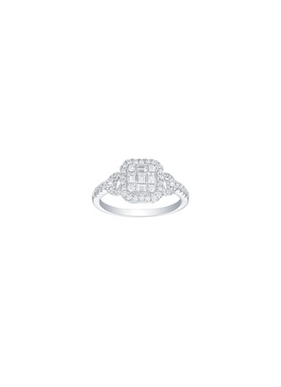 首图 - 点击放大 - LC COLLECTION JEWELLERY - Diamond 18K White Gold Ring — Size US 7