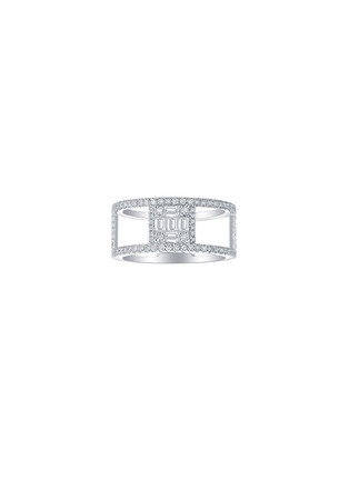 首图 - 点击放大 - LC COLLECTION JEWELLERY - Diamond 18K White Gold Ring — Size US 7