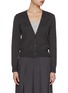 首图 - 点击放大 - MO&CO. - V-Neck Cropped Wool Cardigan