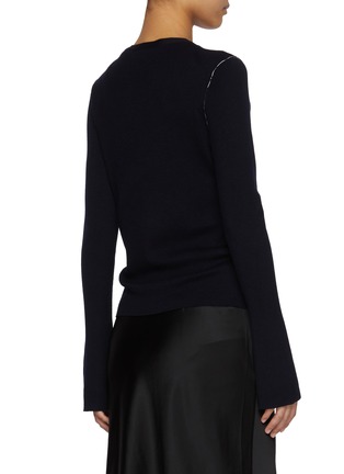 背面 - 点击放大 - MO&CO. - Wool Cardigan Set