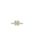 首图 - 点击放大 - LC COLLECTION JEWELLERY - Diamond Natural Yellow Diamond 18K Gold Clover Motif Ring  — Size US 7