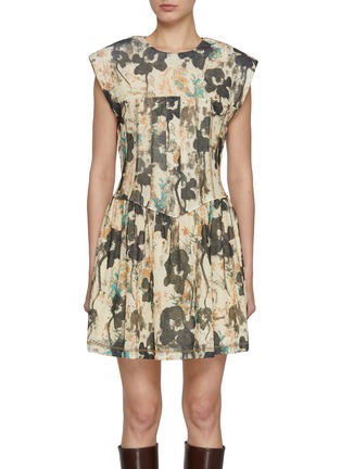 首图 - 点击放大 - GANNI - Printed Corset Mini Dress
