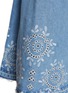  - GANNI - Broderie Anglaise Denim Mini Dress