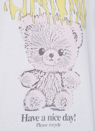  - GANNI - Basic Jersey Teddy Relaxed Cotton T-shirt