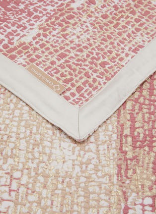 细节 –点击放大 - CELSO DE LEMOS - Lems King Size Bedspread — Rosewood