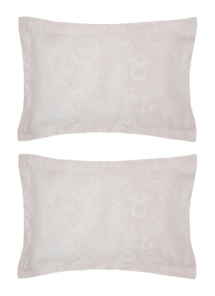 首图 –点击放大 - CELSO DE LEMOS - Pompadour Pillowcase Set of 2 — 500 Nuage Rose