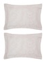 首图 –点击放大 - CELSO DE LEMOS - Pompadour Pillowcase Set of 2 — 500 Nuage Rose