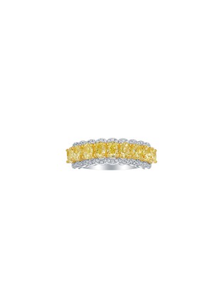 首图 - 点击放大 - LC COLLECTION JEWELLERY - Diamond 18K White Yellow Gold Ring — US 7