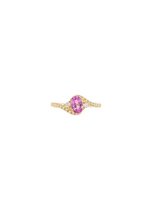 首图 - 点击放大 - LC COLLECTION JEWELLERY - 18K Gold Diamond Pink Sapphire Ring — Size US 7