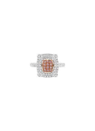 首图 - 点击放大 - LC COLLECTION JEWELLERY - 18K Pink Gold Platinum Diamond Ring — US 6