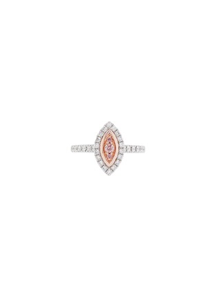 首图 - 点击放大 - LC COLLECTION JEWELLERY - 18K Rose Gold Platinum Diamond Ring — Size US 6