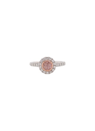 首图 - 点击放大 - LC COLLECTION JEWELLERY - 18K Rose Gold Platinum Diamond Ring — Size US 6