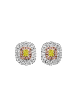 首图 - 点击放大 - LC COLLECTION JEWELLERY - 18K Pink Gold White Gold Platinum Diamond Earrings