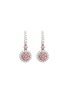 首图 - 点击放大 - LC COLLECTION JEWELLERY - 18K Gold Diamond Pink Diamond Drop Earrings