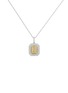 首图 - 点击放大 - LC COLLECTION JEWELLERY - 18K Rose Gold Platinum Diamond Yellow Diamond Pendant Necklace