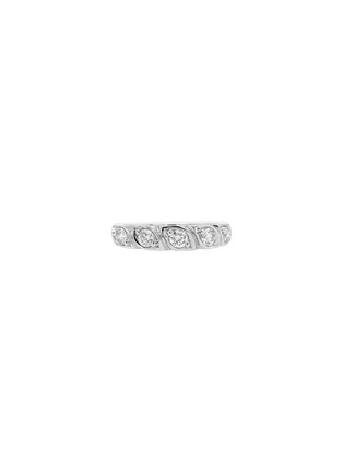 首图 - 点击放大 - LC COLLECTION JEWELLERY - 18K White Gold Diamond Ring — Size US 6