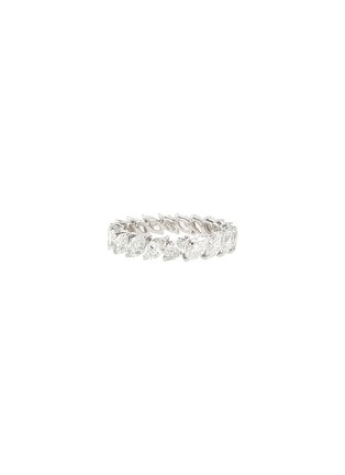 首图 - 点击放大 - LC COLLECTION JEWELLERY - Platinum Diamond Ring — Size US 6