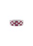 首图 - 点击放大 - LC COLLECTION JEWELLERY - Platinum Diamond Ruby Ring — Size US 6