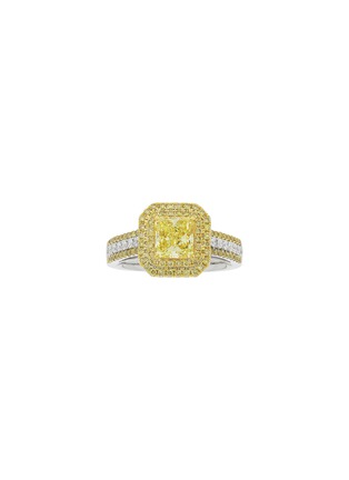 首图 - 点击放大 - LC COLLECTION JEWELLERY - Diamond 18K White Yellow Gold Ring — HK 13