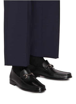 模特儿示范图 - 点击放大 - MAGNANNI - Leather Penny Loafers