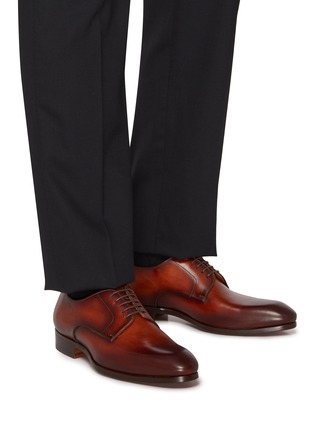 模特儿示范图 - 点击放大 - MAGNANNI - Leather Oxford Shoes