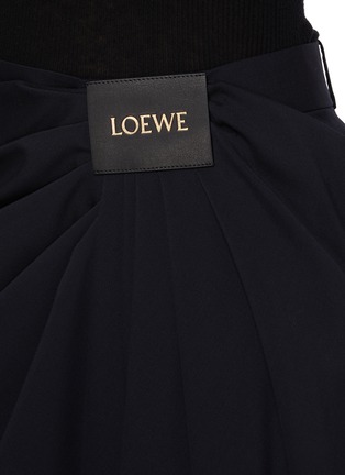  - LOEWE - 垂褶九分羊毛长裤