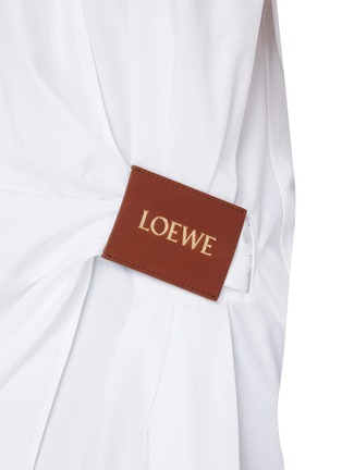  - LOEWE - 垂褶棉质衬衫