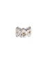 首图 - 点击放大 - BUCCELLATI - Blossoms Fancy Brown Diamonds Rhodium-Plated Gold-Plated Sterling Silver Gardenia Ring — EU 53