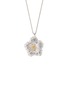 首图 - 点击放大 - BUCCELLATI - Blossoms Vermeil Rhodium-Plated Gold-Plated Sterling Silver Gardenia Pendant Necklace