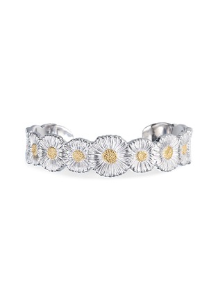 首图 - 点击放大 - BUCCELLATI - Blossoms Vermeil Rhodium-Plated Gold-Plated Sterling Silver Daisy Bracelet — Size 160