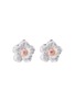 首图 - 点击放大 - BUCCELLATI - Blossoms Sapphire Silver Vermeil Stud Earrings