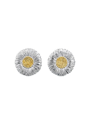 首图 - 点击放大 - BUCCELLATI - Blossoms Vermeil Rhodium-Plated Gold-Plated Sterling Silver Daisy Earrings