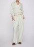 背面 - 点击放大 - SKIMS - COTTON JERSEY 拉链连帽卫衣