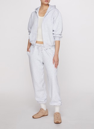 背面 - 点击放大 - SKIMS - COTTON FLEECE 拉链连帽卫衣
