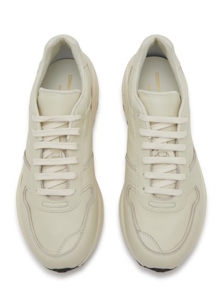 细节 - 点击放大 - COMMON PROJECTS - Premium Runner Leather Men's Sneakers