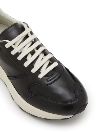 细节 - 点击放大 - COMMON PROJECTS - Premium Runner Leather Men's Sneakers