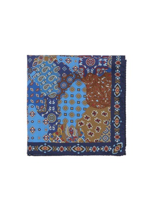 首图 - 点击放大 - ETON - Patchwork Silk Pocket Square