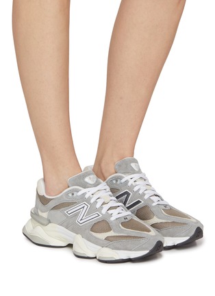 模特儿示范图 - 点击放大 - NEW BALANCE - 9060 Low Top Women's Sneakers