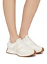 模特儿示范图 - 点击放大 - NEW BALANCE - 327 Low Top Women's Sneakers