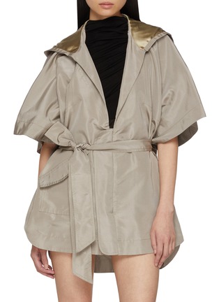 首图 - 点击放大 - SHARON WAUCHOB - Monique Cotton Silk Cape