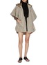 模特儿示范图 - 点击放大 - SHARON WAUCHOB - Monique Cotton Silk Cape