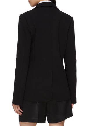 背面 - 点击放大 - SHARON WAUCHOB - Mat Tuxedo Wool Blazer