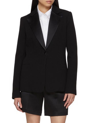 首图 - 点击放大 - SHARON WAUCHOB - Mat Tuxedo Wool Blazer